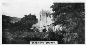 Igreja de Grasmere, local do enterro de Wordsworths, Cumbria, c1920s de Unbekannt