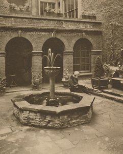 Cemitério de St. Ethelburga, Bishopgate, um lugar de descanso para os vivos, c1935. de Unbekannt