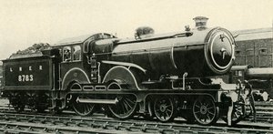 Grande tipo oriental 4-4-0 em libré especial para trens reais, c1930. de Unbekannt