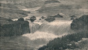 Grandes Cataratas do Rio Yellowstone, 1873, 1883 de Unbekannt