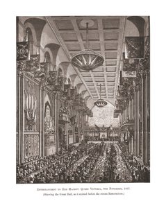 Guildhall do Grande Salão, 1837, 1886 de Unbekannt