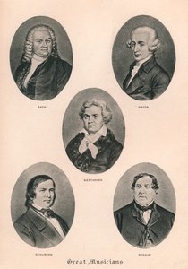 Grandes músicos - Placa III., 1895 de Unbekannt