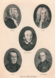 Grandes músicos - Placa IV., 1895 de Unbekannt