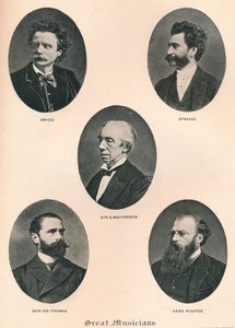 Grandes músicos - Placa IX., 1895 de Unbekannt
