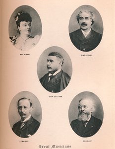 Grandes músicos - Placa XIV., 1895 de Unbekannt