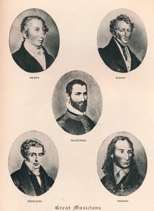 Grandes músicos - Placa XV., 1895 de Unbekannt