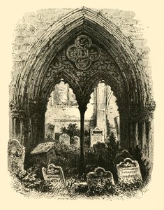 Grande portal, abadia de Crowland, 1890. de Unbekannt
