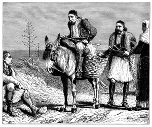 Camponeses gregos, c1890 de Unbekannt
