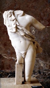 Estátua grega de um torso masculino, século V aC de Unbekannt