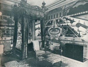 Quarto verde de veludo, Stoke Edith, c1909 de Unbekannt