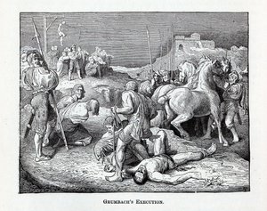 Execução de Grumbachs, 1882 de Unbekannt