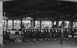 Guarda de Honra de HMS Sirius, Antuérpia, c1946-c1949 de Unbekannt