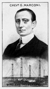 Guglielmo Marchese Marconi, engenheiro elétrico italiano, c1924 de Unbekannt