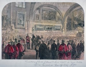 Guildhall Council Chamber, City of London, 1861 de Unbekannt