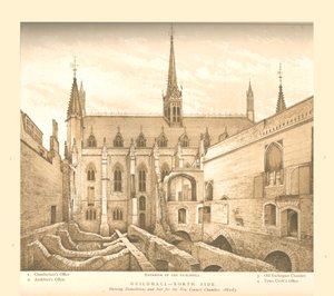 Guildhall North Side, 1882-83, 1886 de Unbekannt