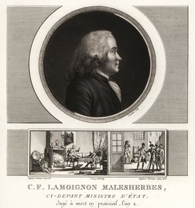 Guillaume-Chretien de Lamoignon de Malesherbes, estadista francês, ministro de Estado de Unbekannt