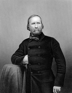Guiseppe Garibaldi, patriota italiano, 1860 de Unbekannt