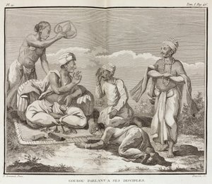 Guru e seus discípulos, Índia de Unbekannt