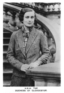 HRH Duquesa de Gloucester 1901-2004, 1937 de Unbekannt