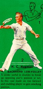 HC Hopman - Backhand Lob-Volley, c1935. de Unbekannt