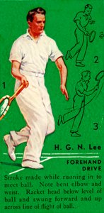 HGN Lee - Forehand Drive, c1935. de Unbekannt