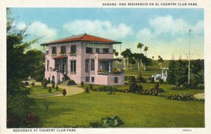 Havana: uma residência no Country Club Park. Residência no Country Club Park, c1910 de Unbekannt
