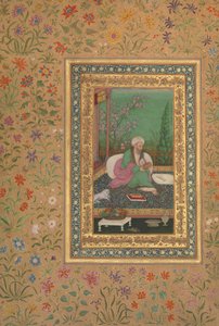 Haji Husain Bukhari, Folio do álbum Shah Jahan, reto: início do século XIX. de Unbekannt