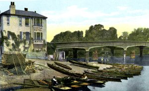 Ponte de Hampton Court, Londres, século 20 de Unbekannt