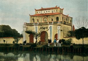 Hanói. Pagode Du Kinh Luoc, Hanói. Pagode Kinh Luoc, 1900. de Unbekannt