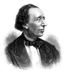 Hans Christian Andersen, poeta dinamarquês e autor de contos de fadas, 1875 de Unbekannt