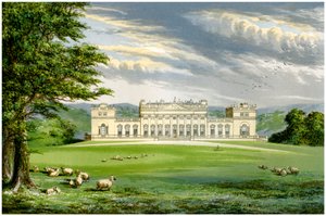 Harewood House, Yorkshire, casa do conde de Harewood, c1880 de Unbekannt