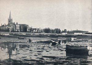 Harwich - a praia na maré baixa, 1895 de Unbekannt