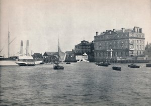 Harwich - o cais e o Great Eastern Hotel, 1895 de Unbekannt