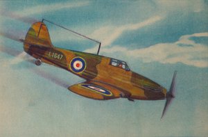 Vendedor ambulante Huroplane Fighter Monoplane, c1944. de Unbekannt