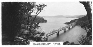 Rio Hawkesbury, Austrália, 1928 de Unbekannt