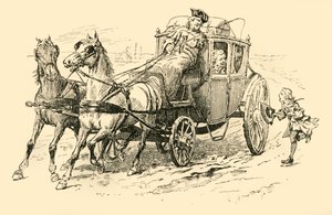 Ele chamou o cocheiro para parar em 1907. de Unbekannt