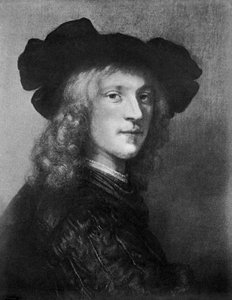 Cabeça do retrato de Um Homem com um Falcão, 1643, 1901 de Unbekannt