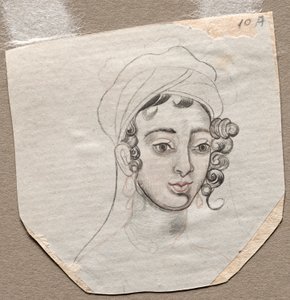 Cabeça de um jovem, início do século XIX. de Unbekannt