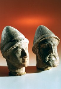 Chefes de dignitários, Kerkouane, Tunísia, século III aC de Unbekannt