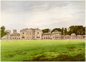 Heaton Park, Lancashire, casa do conde de Wilton, c1880 de Unbekannt