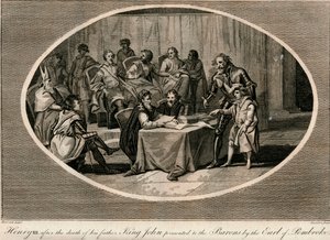 Henrique III apresentado aos Barões pelo Conde de Pembroke, 1216 1793 de Unbekannt