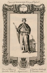 Henrique I, 1068-1135, c1787 de Unbekannt