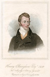 Henry Peter Brougham, 1º Barão Brougham e Vaux, advogado e político escocês, c1820 de Unbekannt