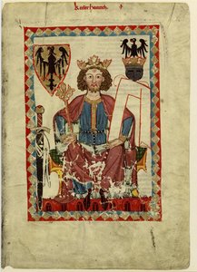 Henrique VI 1165-1197, Sacro Imperador Romano do Codex Manesse, entre 1305 e 1340 de Unbekannt