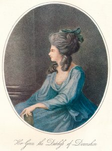 Sua Graça, a Duquesa de Devonshire, século XVIII, 1904 de Unbekannt