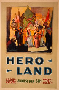 Cartaz da Terra do Herói, Nova Iorque, Nova Iorque de Unbekannt
