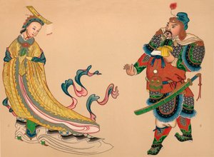 Heróis e heroínas da história chinesa, c1903, 1904 de Unbekannt