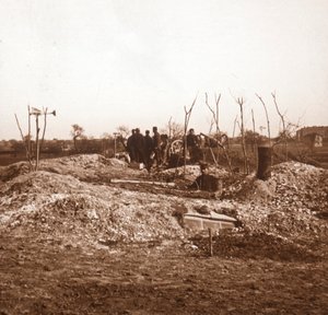 Bateria oculta, c1914-c1918 de Unbekannt