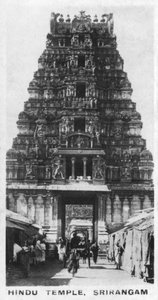 Templo Hindu, Srirangam, Índia, c1925 de Unbekannt