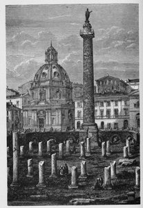 História da Roma Antiga. Gravuras de Roma de 1872 de Unbekannt